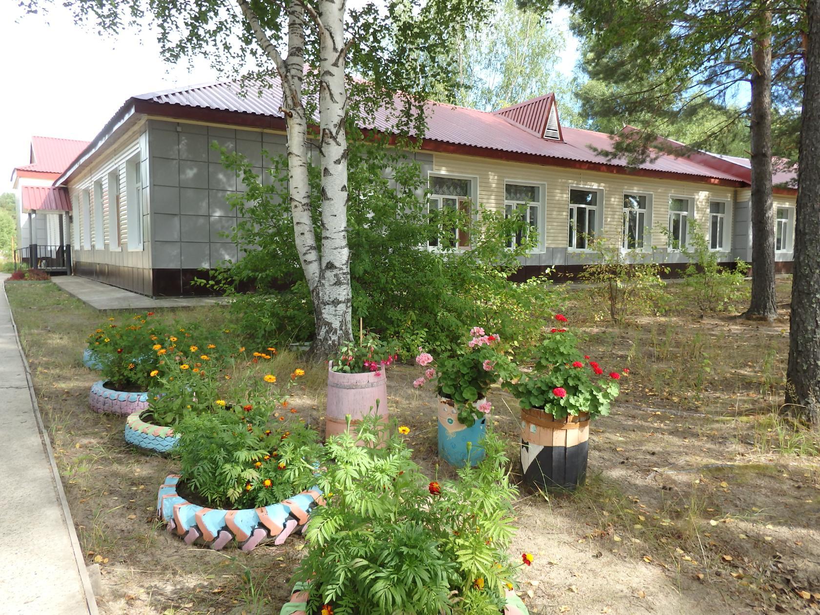 Вид школы.